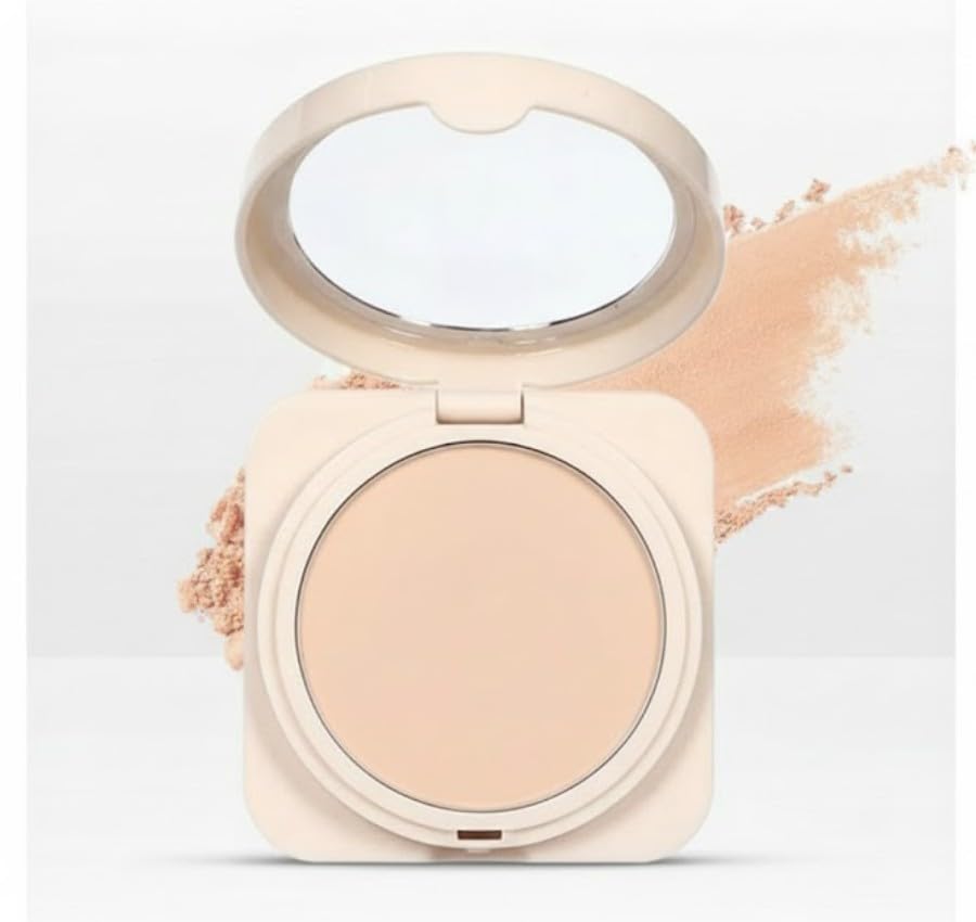 Oil Control Pressed Face Powder Compact for Women, Translucent Setting Powder Makeup Foundation for Women, Waterproof Long Lasting Lightweight-N03