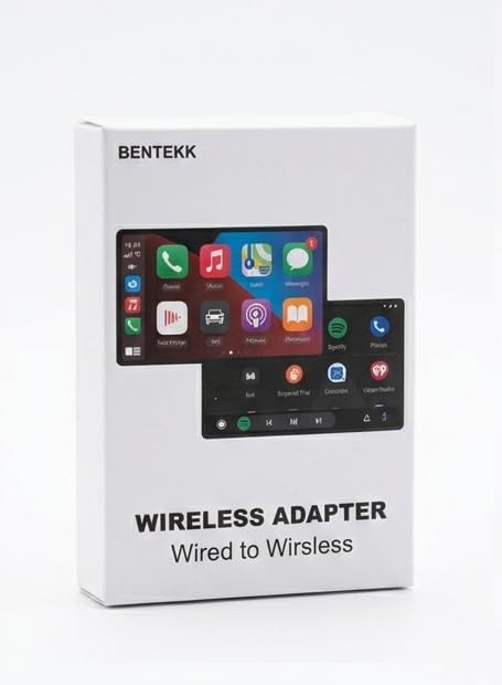 Ap.ple CarPlay Wireless Flash Drive – Convert CarPlay from Wired to Wireless – Compatible with iPhone – Fast and Stable Connection – USB Adapter for CarPlay Cars – Auto Power On & High Quality