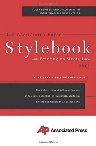 Associated Press Stylebook And Briefing On Media Law (2009)