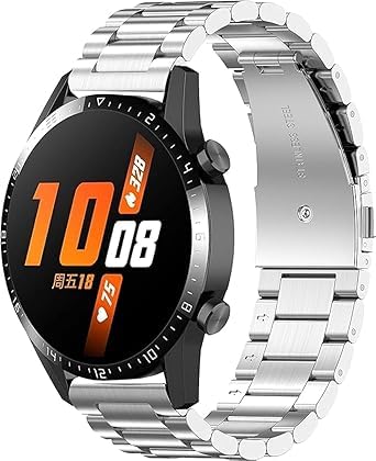 Nopatia Mesh Loop Band Compatible with Samsung Galaxy Watch 5/4 / Pro/Active 2, 20mm Stainless Steel Milanese Metal Strap