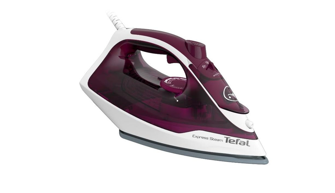 Tefal FV2844E2 Express Steam Plus, Steam Iron, 2400 Watts, 130 g/minute Steam Boost, X-Glide Ceramic Soleplate, Vertical Steaming Use, Port Royal