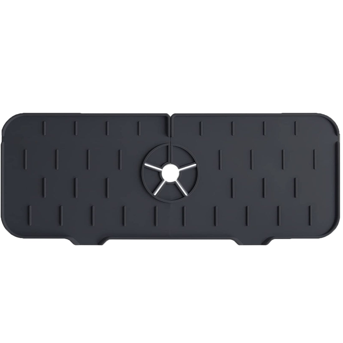 Kitchen Faucet Sink Splash Guard Silicone Handle Drip Catcher Tray Mat Behind Faucet Water Catcher Mat for Bathroom Sink Protectors for Kitchen Countertop