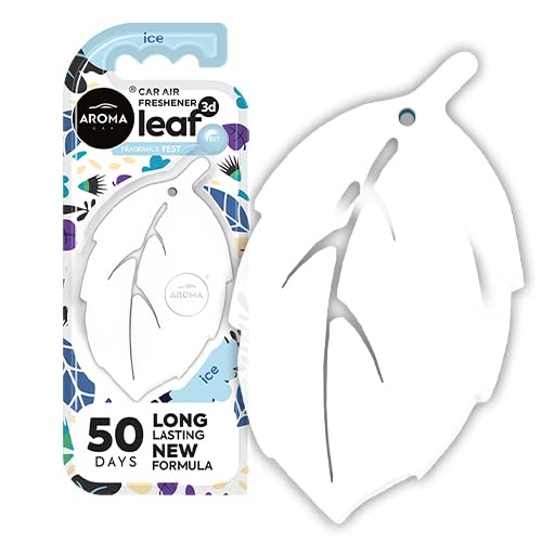 Aroma Home/Office And Car Air Freshener - LEAF 3D ICE 50 Days