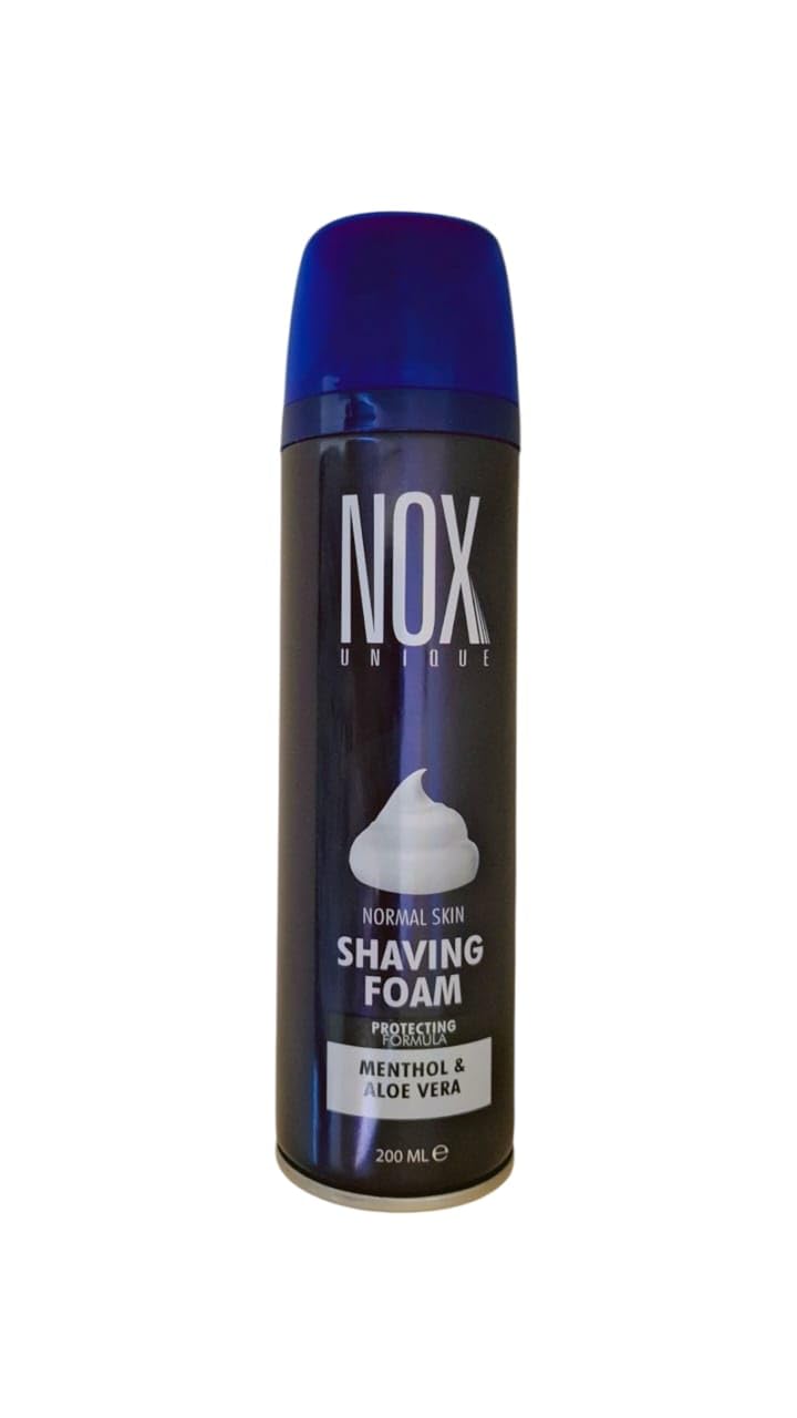 Unique Turkish Shaving Foam (Knox) – Skin Protecting Formula with Ultra Hydration & Refreshing – Suitable for Sensitive Skin – 200ml