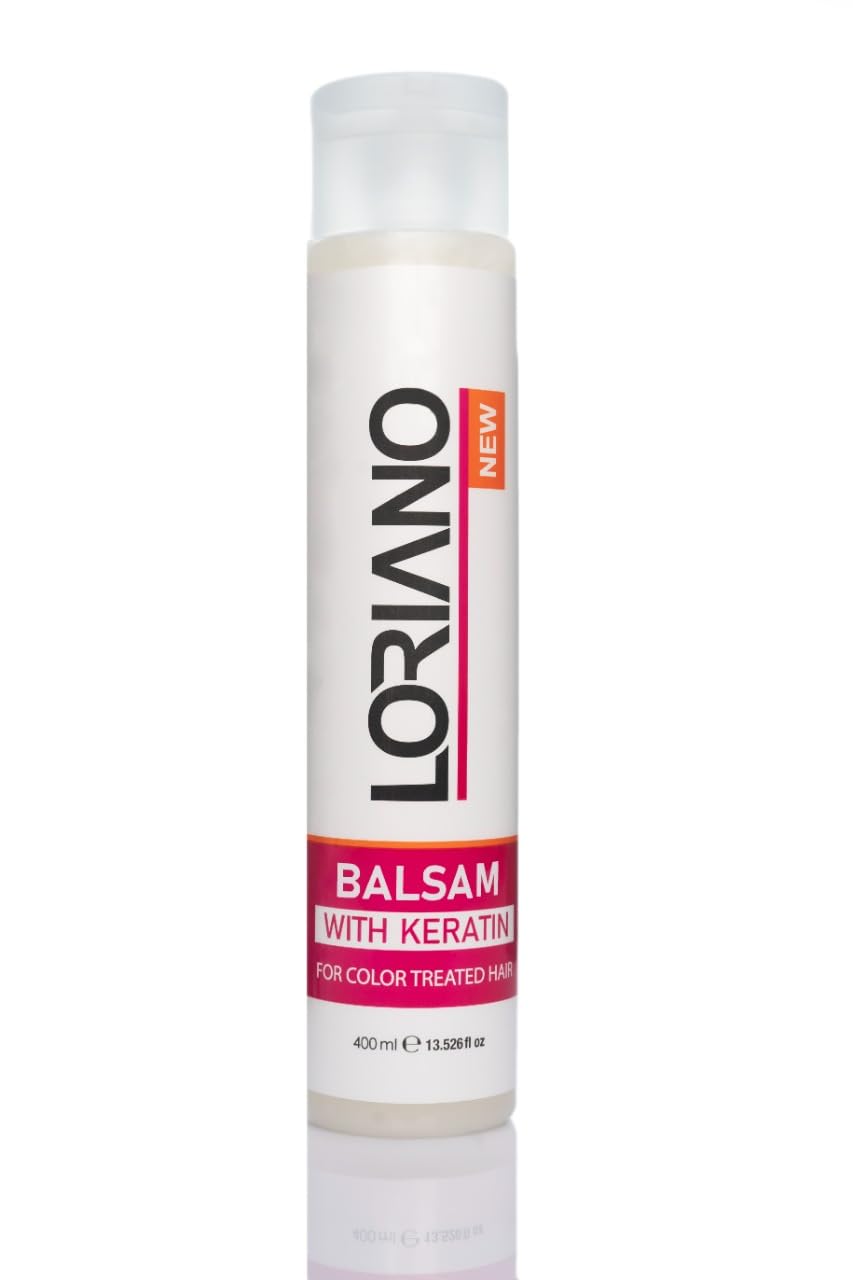 Loriano Hair Balsam With Keratin 400 Ml