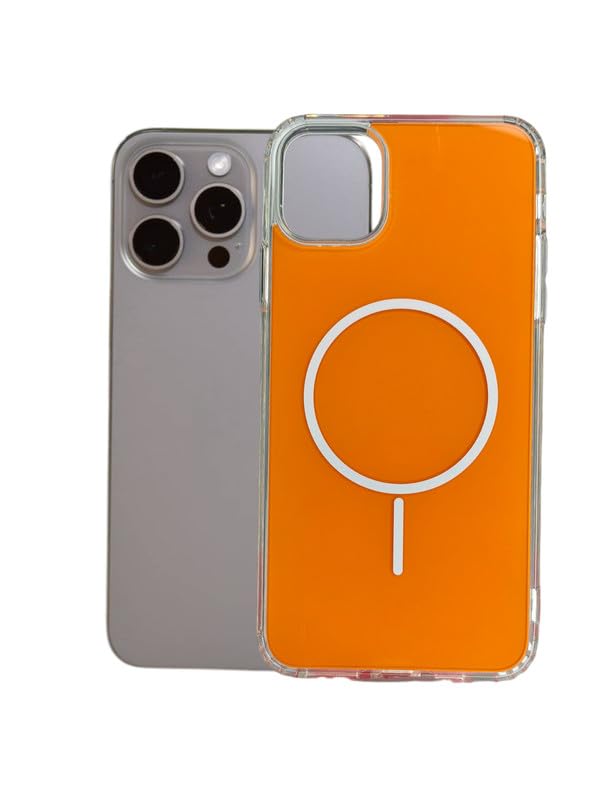 Cover Magnatic Case For IPhone IP 16 PRO MAX Hard Acrylic Cover Compatible with MagSafe Support Magnit Holder, High Edge for Camera, Anti Scratch, ShockProof, Slim Simple Design