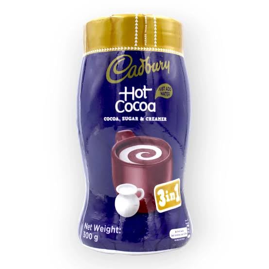 Cadbury 3-in-1 Hot Chocolate Powder Beverage Jar (300g)