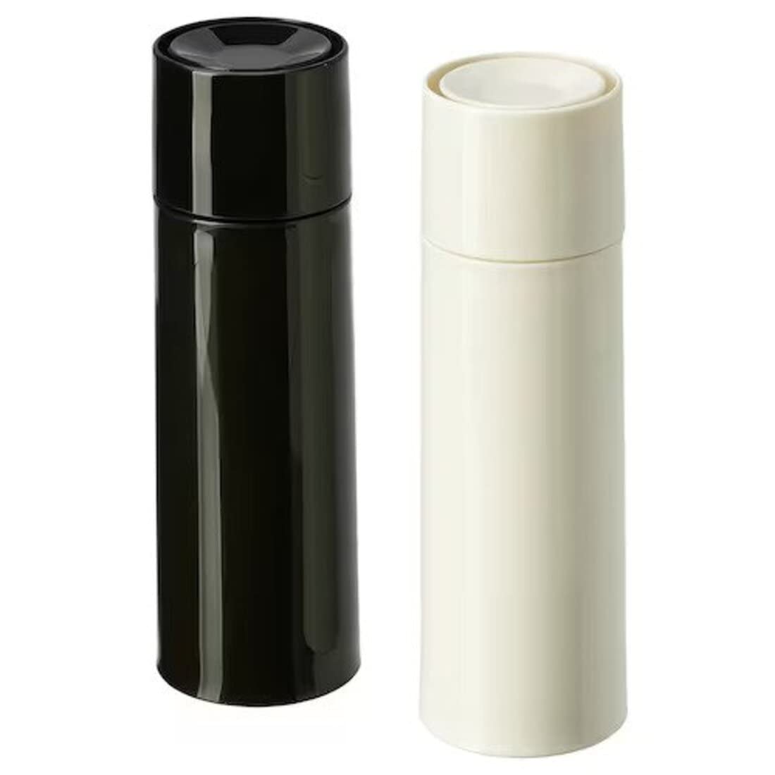 Digital Shoppy BARNASINNE Spice Mill Black/White 14 cm, Ceramic Material.