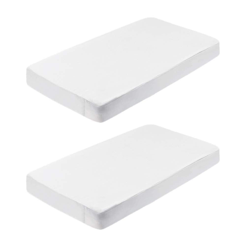 Moro Moro 3 Skin-Friendly Microfiber Fitted Crib Sheet (White, Pack Of 2)