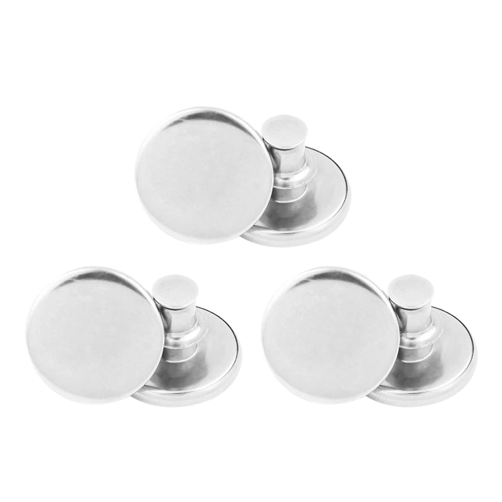 ibasenice Magnetic Button Magnets – 3 Pairs Anti-Loss Light Magnetic Button Curtain Stoppers (20 mm)