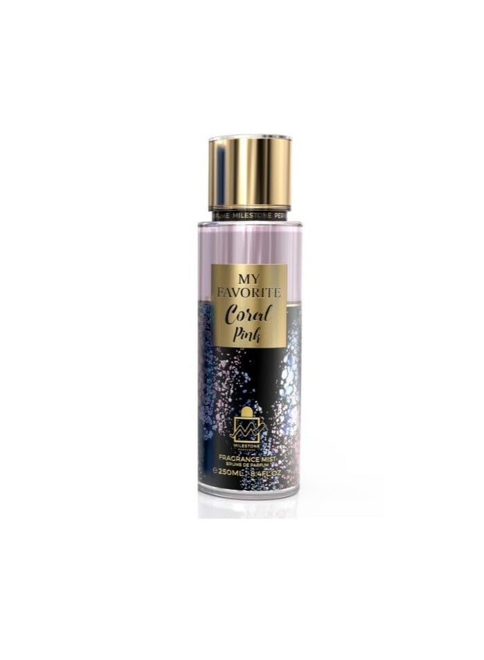 My Favorite Coral Pink Fragrance Mist For Women 250ml