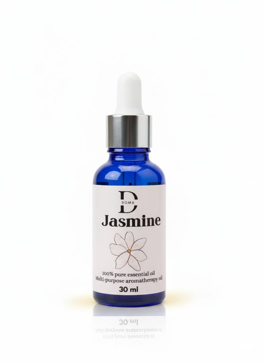 DOMA Jasmine Essential Oil Multipurpose Aromatherapy, Water Soluble, 30ml