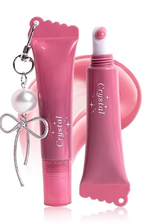 CRYSTAL LOVESHINE High Pigment Glossy Long Lasting OIL Therapy Glossy Lip Gloss | Nourishing & Hydrating Gloss | Lightweight, Highly Pigmented and One Swipe Application-7.8ML (N-2)