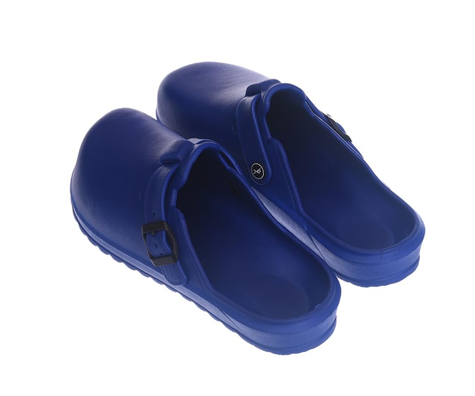Express Men's Rubber Closed-toe clogs with a Strap And side buckle