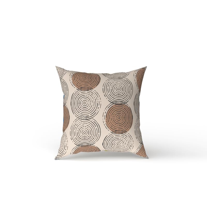 ART MOOD HOME Rounds Cushion Cover Velvet Multicolor 40W * 40L CM