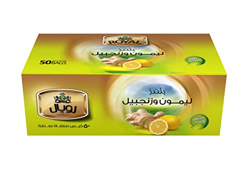 Royal ginger lemon, 50 bags