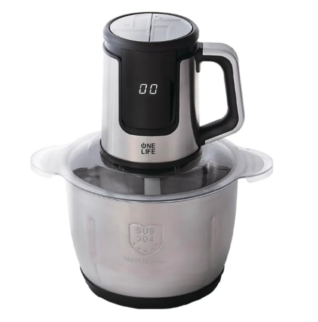 One Life Digital Kibbeh 700W - 3L - 6 Stainless Blades CH703DS - Stainless