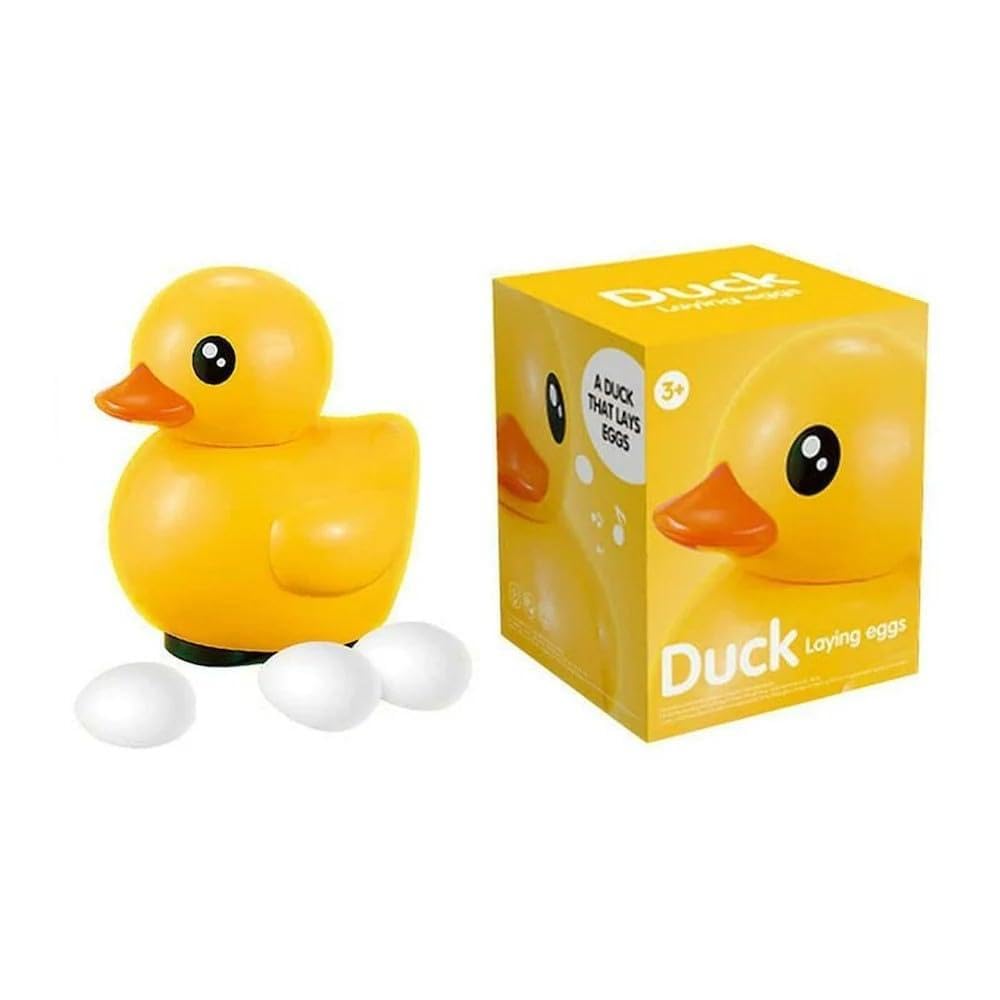 Electric Duck Egg Toy - Interactive Global Edition with Bright Yellow Design, Safe for Kids, Battery-Powered Fun for Ages 3+