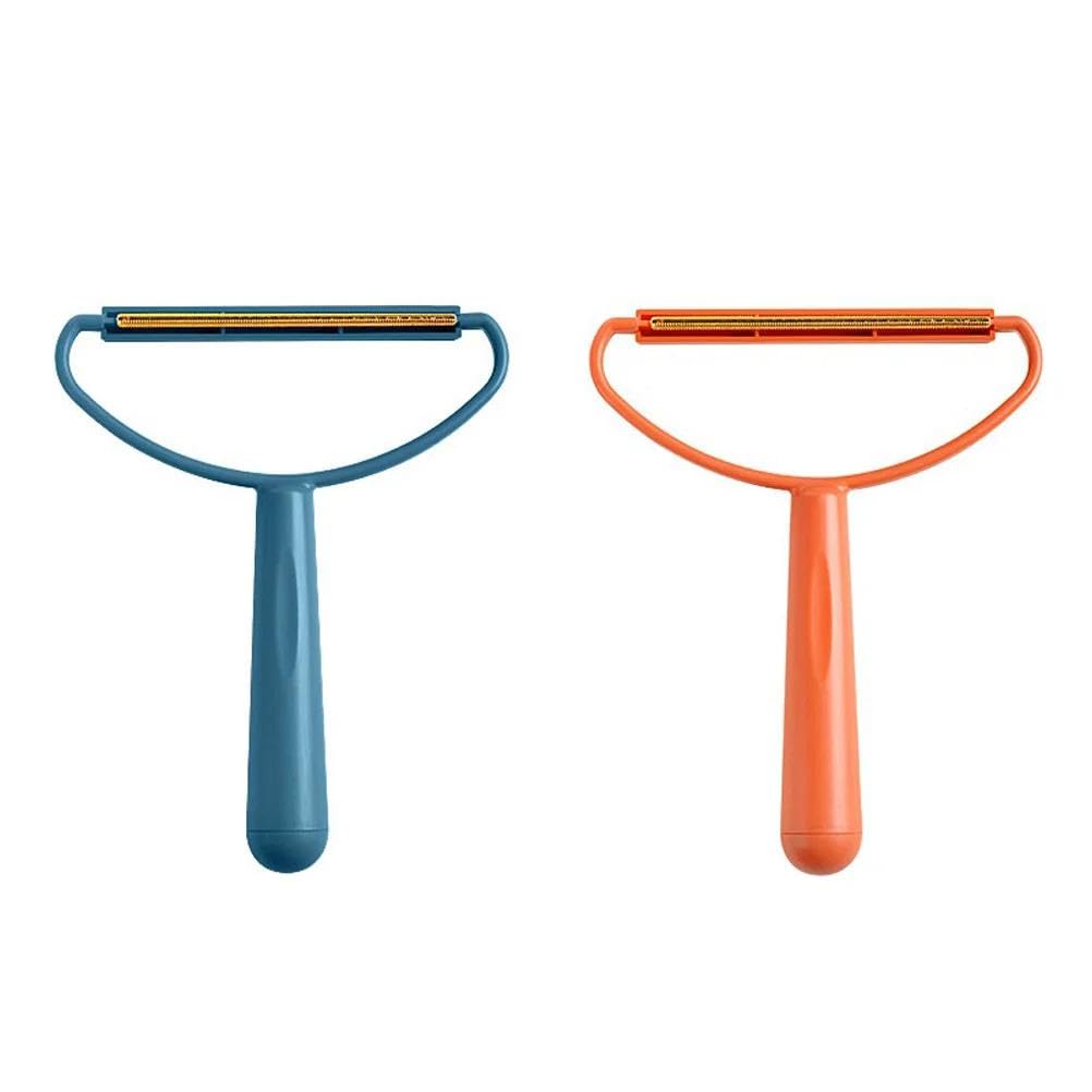 Carpet Cleaner - Easy to use portable brush for removing pet fur, fine dust, loose hairs, and lint buildup from rugs, mats, runners, sofas, and heavy upholstery surfaces multicolors (piece-2)