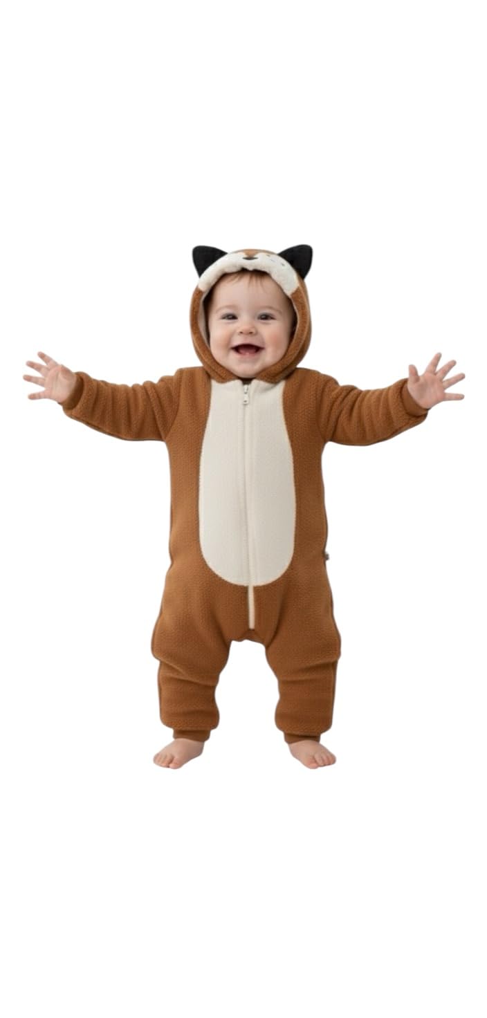 Animal Shapes 1 Fur Jumpsuit - Warmth and Fun Every Moment Hoodie Toy D Padded Frowoo