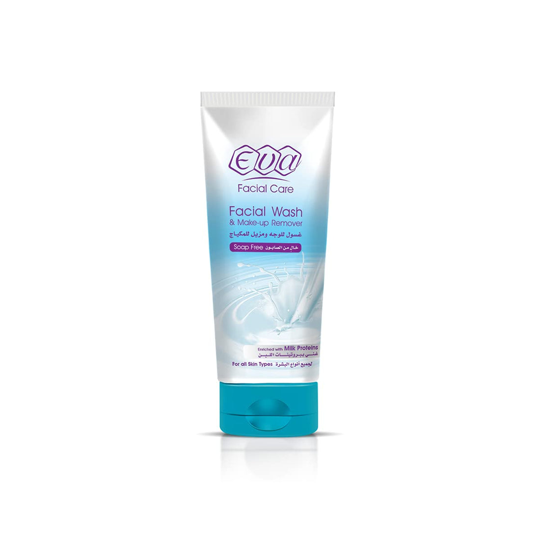 Eva care facial wash with milk proteins for all skin types 150ml (20%)