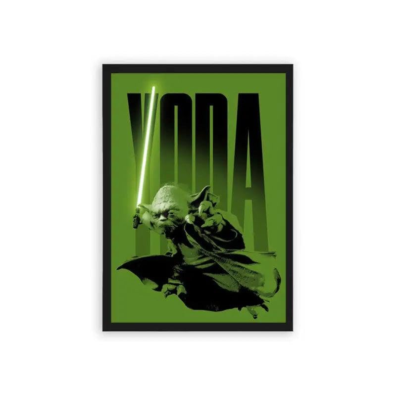 Spark Store | Science Fiction Inspired Character Art Frame | Zero Pixelation Print | Perfect For Bedroom, Living Room, Or Gaming Setup 30x40 x2 CM Black
