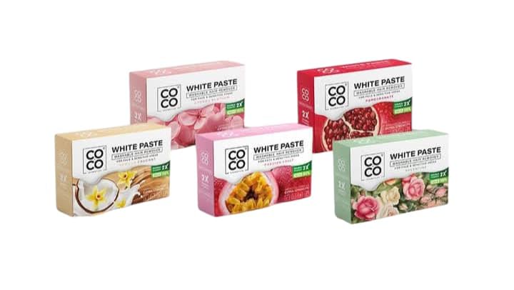 Coco Wax White Dough For Body Hair Removal 5 Pieces
