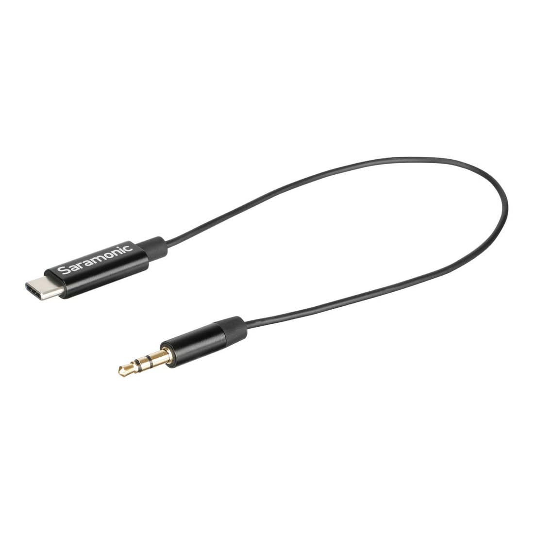 Saramonic 3.5mm Male TRS to USB-C Stereo or Mono Microphone and Audio Adapter Cable 9" (22.86cm) (SR-C2001)