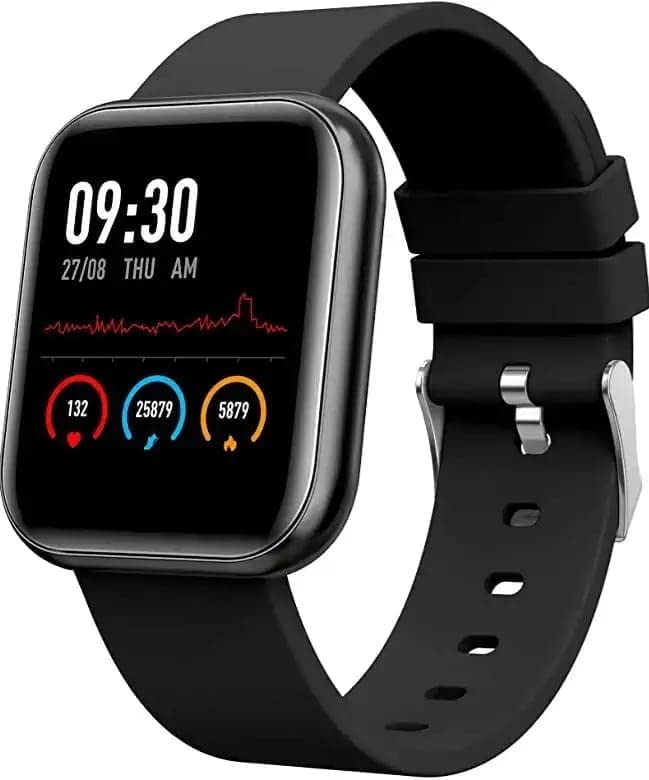 AYL m i Smart Watch for Men Kids Boys Girl Women ID116 Fitness Smart Band Activity Tracker Smartwatch with Sleep Monitor, Step Tracking, Heart Rate Sensor (Black)