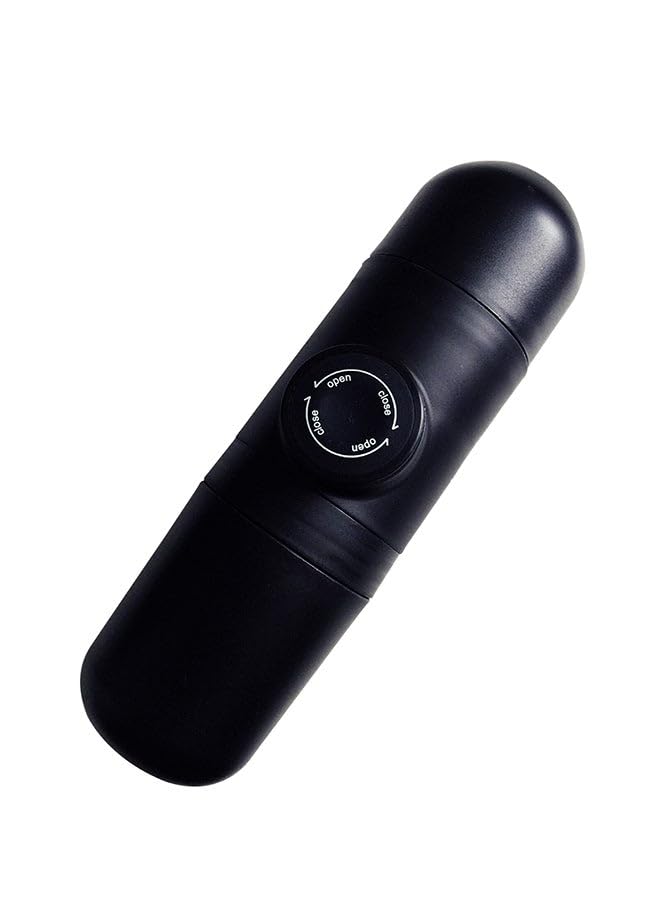 Mini Portable Ground Coffee Espresso Machine Black 70ml