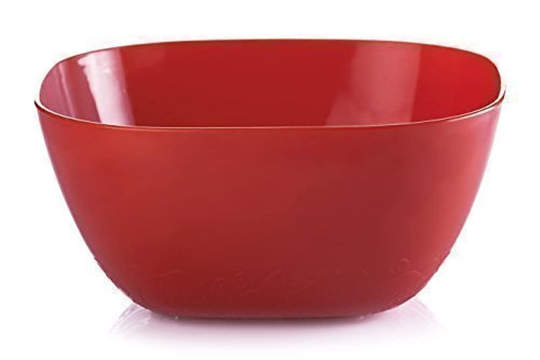 mDesign Eden Basics Salad Bowl, Red