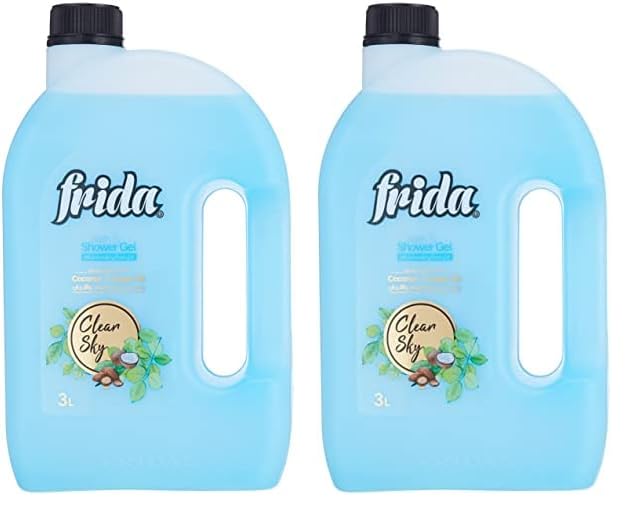 Frida Clear Sky Bath and Shower Gel - 3 Liters (Pack of 2)