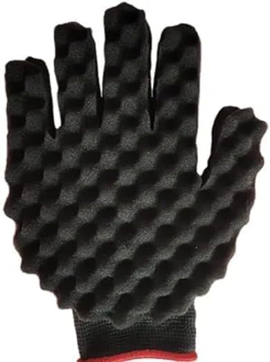 Sponge G For Curling Hair - Black Red