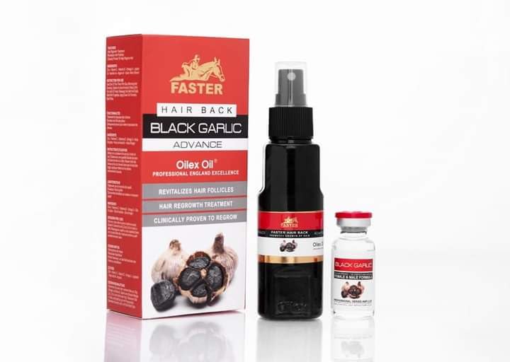 Faster black garlic for hair loss germination