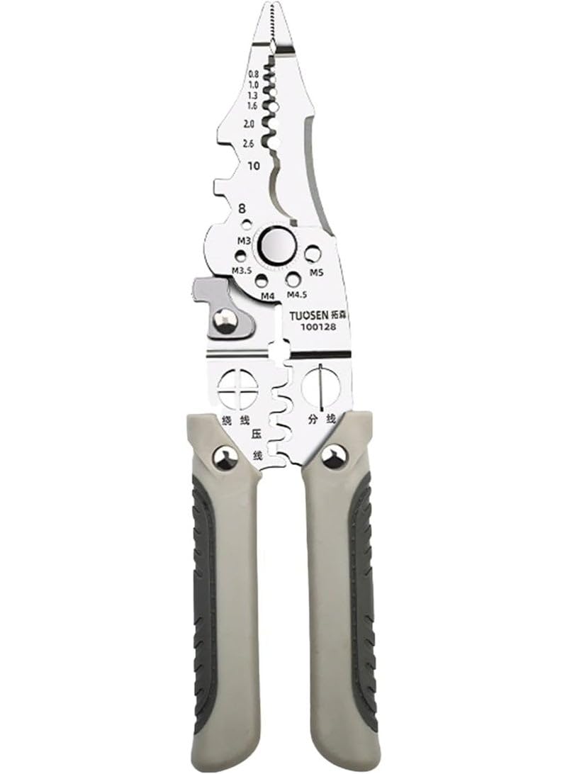 in 1 Multifunctional Wire Stripper and Crimper Electrical Cable Cutter Wire Stripper