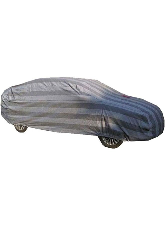 treated striped cloth cover to protect the car from dirt and sun Subaru Legacy