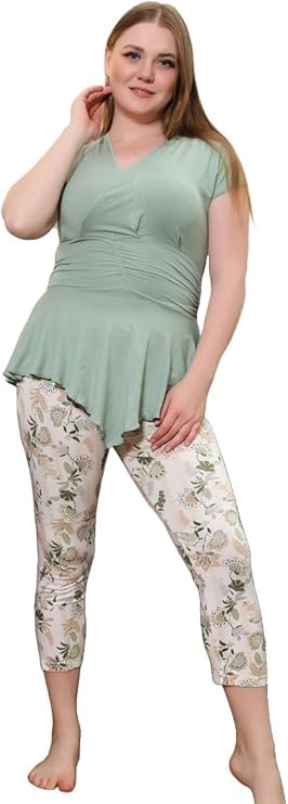 9Street Corner Women's Summer Pajamas Pentacor Soft Cotton - Code 325