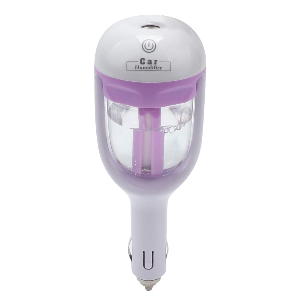 TLOG Car Humidifier Aromatherapy Essential Oil Diffuser, Portable Mini Purifier Aroma Freshener Diffuser with 180 Degree Rotation, 12V 1.5W Personal Car Purifier Humidifier