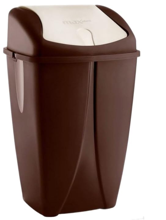 Max Plast Sharp Trash Bin 50 Liter (1, 378, Rectangular, Liter, 50)