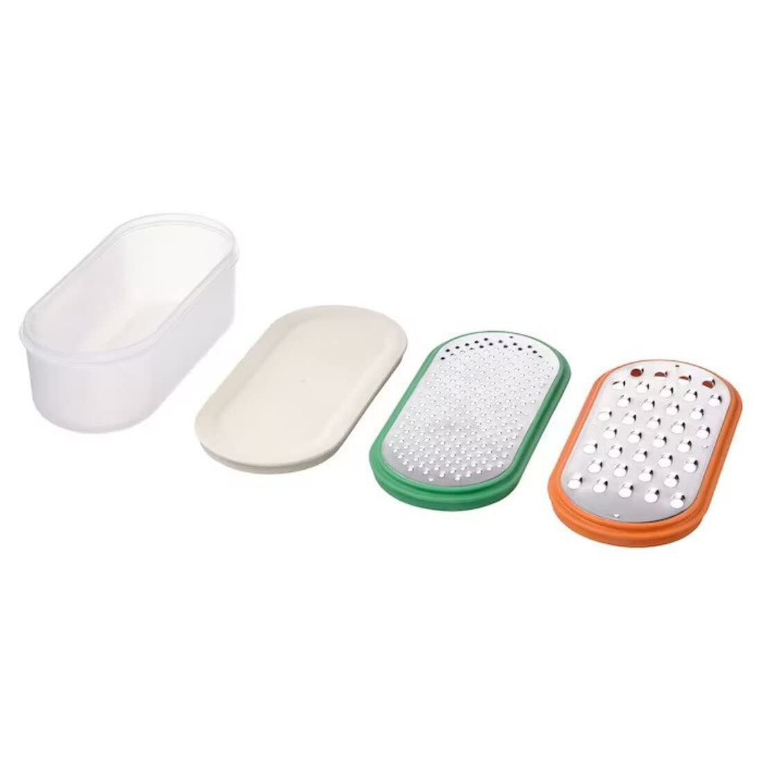 Digital Shoppy Grater with Container, Set of 4, Mixed Colours