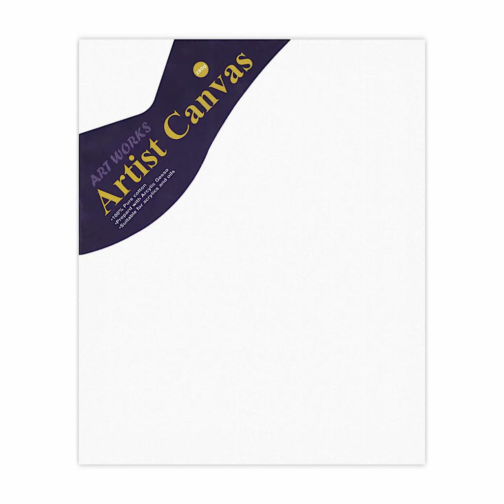 Keep Smiling Canvas Drawing Board, 50 × 60 Cm - White