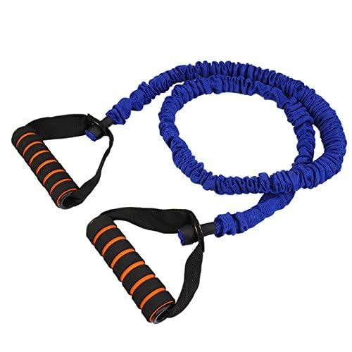 Premium 120cm Fabric Resistance Tubes Premium Heavy Duty Home Workout & Gym Workout – Non-Break Resistant Fabric Latex Free Resistance Bands for Men & Women