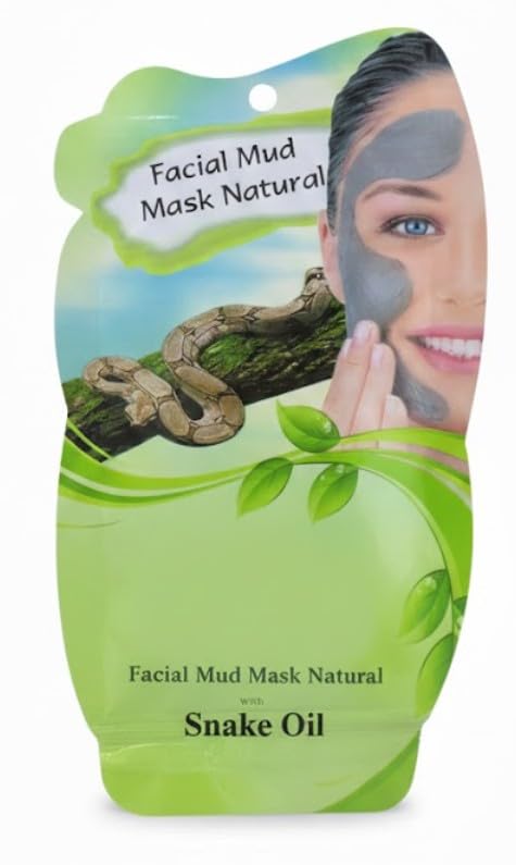 Clay Face Mask – Deep Pore Cleanser, Oil Control & Detox, Natural Clay Facial Mask – Hydrating & Softening Skincare Treatment-SNAKE OIL