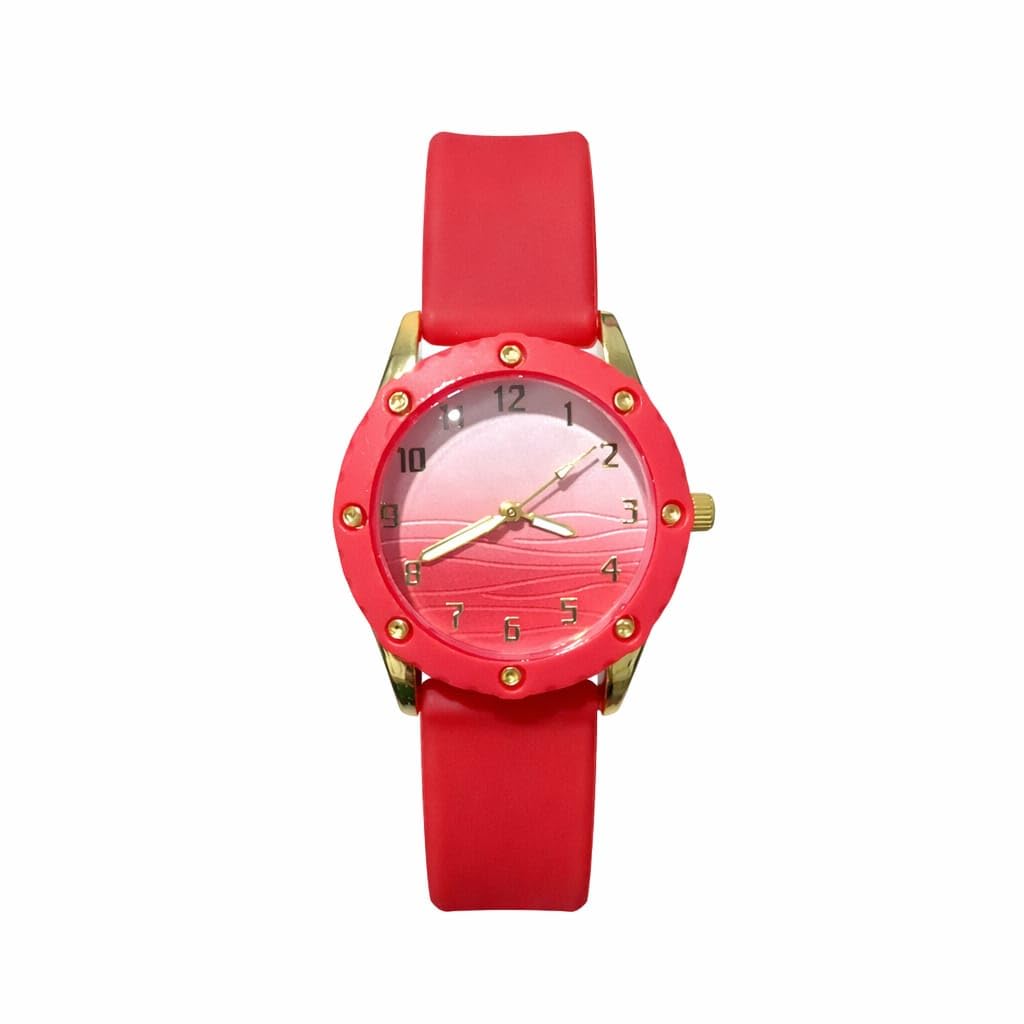 Luxury Women's Wrist Watch Comfortable Silicone Rubber Band - Fashion Design Suitable for Gifts and Occasions - Available in Many Colors and Shapes