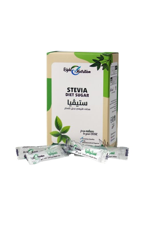 Right Nutrition Stevia Diet Sugar Sticks - 50 g