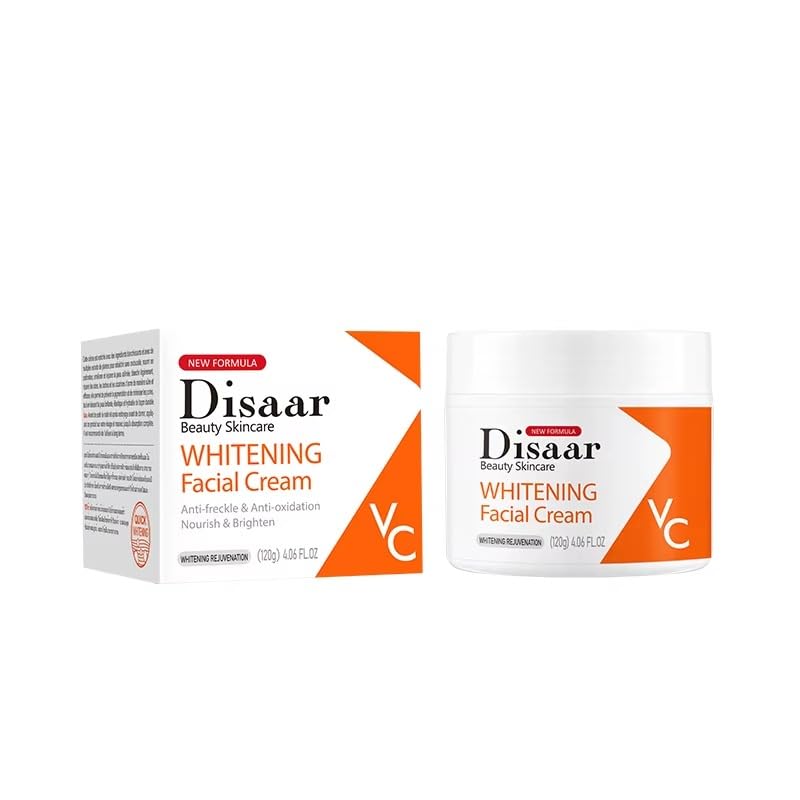 Disaar Vitamin C & Nicotinamide Brightening Face Cream, Anti Oxidant & Wrinkle, Moisturizing & Softening Skin, 120g