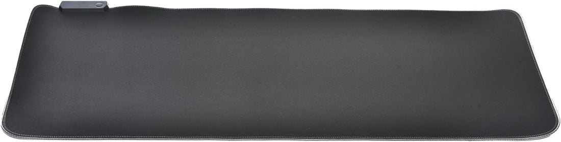 Bisector Mouse Pad, RGB Gaming Mouse Pad, 14 Modes Led Extended Mousepad, Large Mouse Pad with 31.511.8 inch, RGB Mouse pad with Non-Slip Base, Extra Large Soft Computer Keyboard Mouse Pads