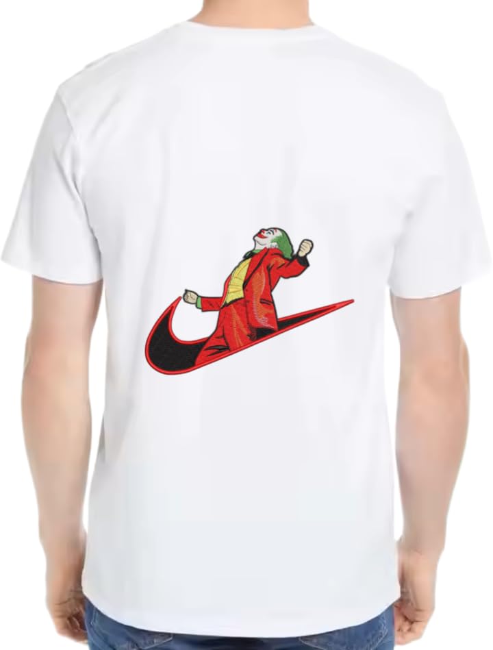 Joker Nike Spoof T-shirt back White