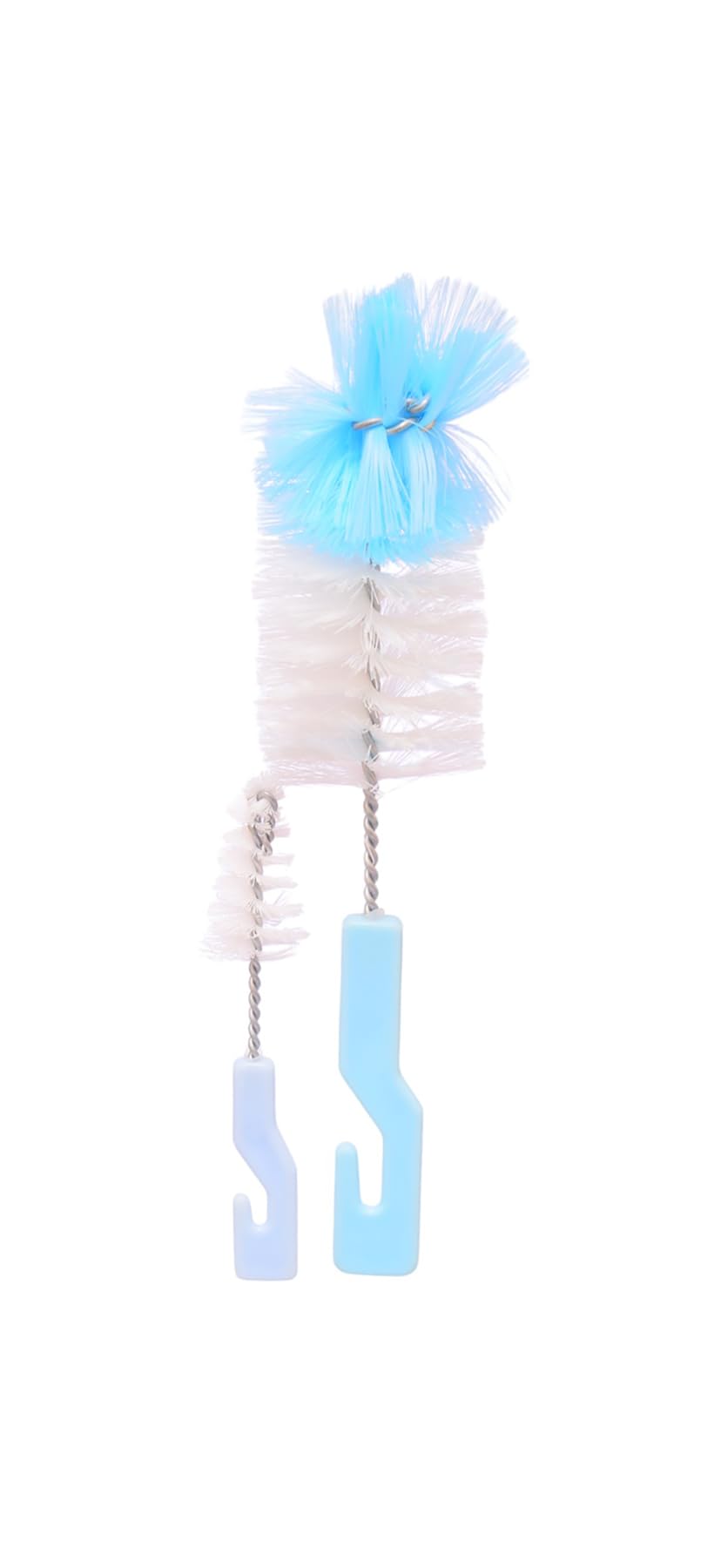 Bambini Baby Bottle Cleaning Brush Set, 2 Pieces - Light Blue