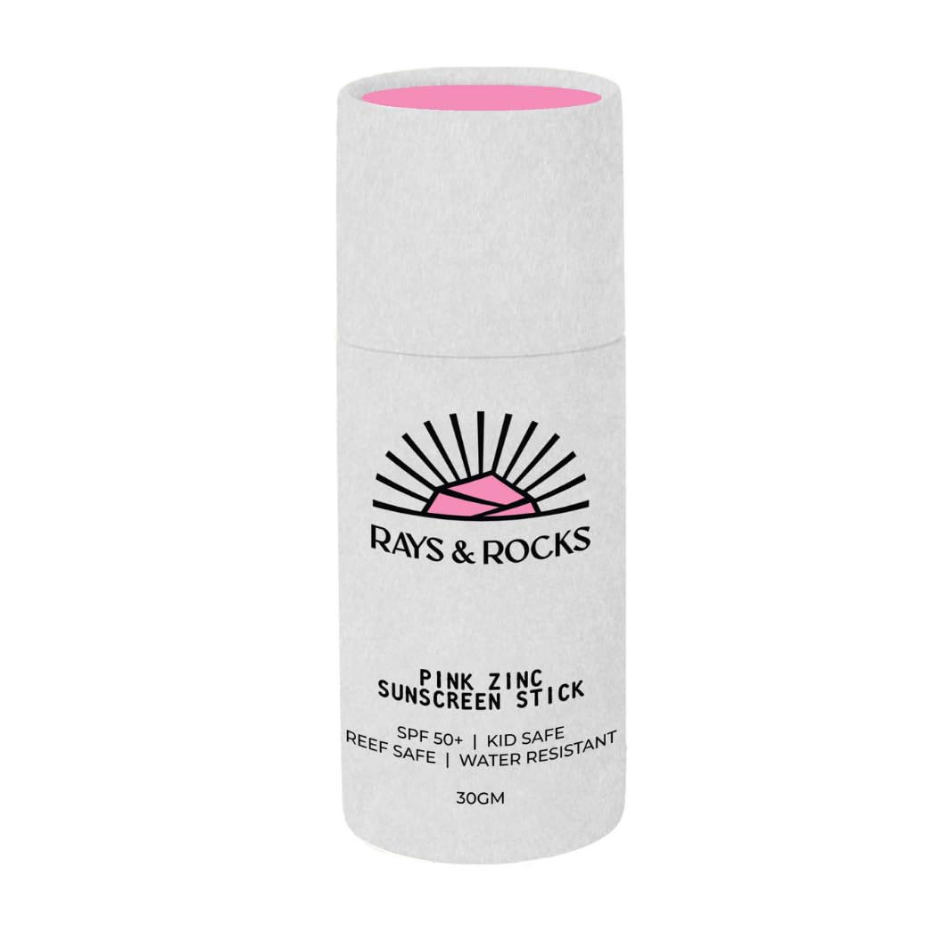 Zinc Sunscreen Stick, SPF 50+, Water Resistant, Pink, 30g